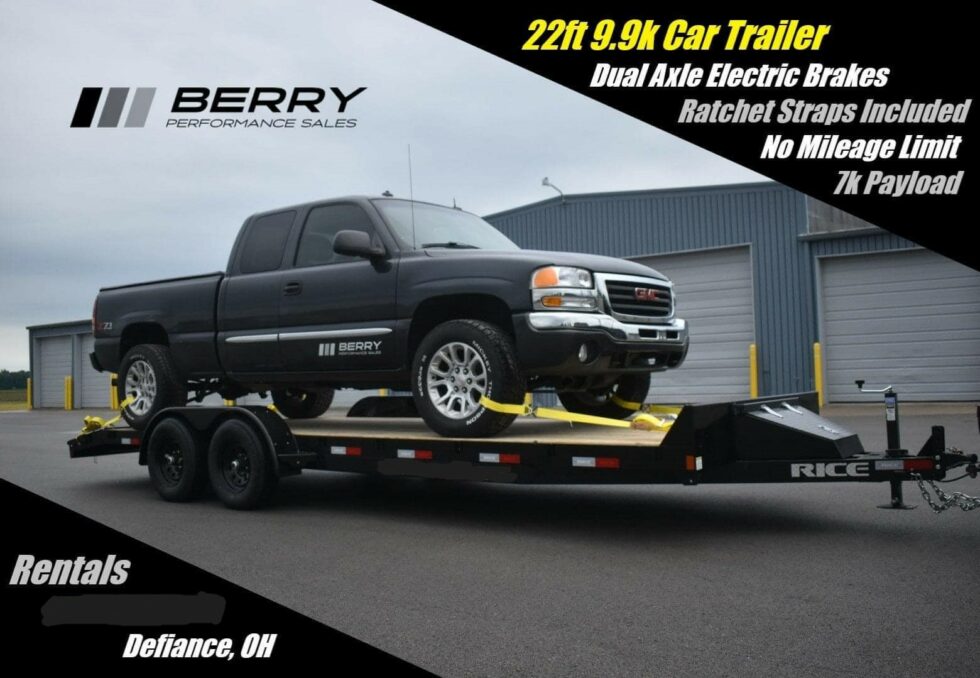 Car Hauler Trailer for Rent in Defiance, OH · Neighbors Trailer